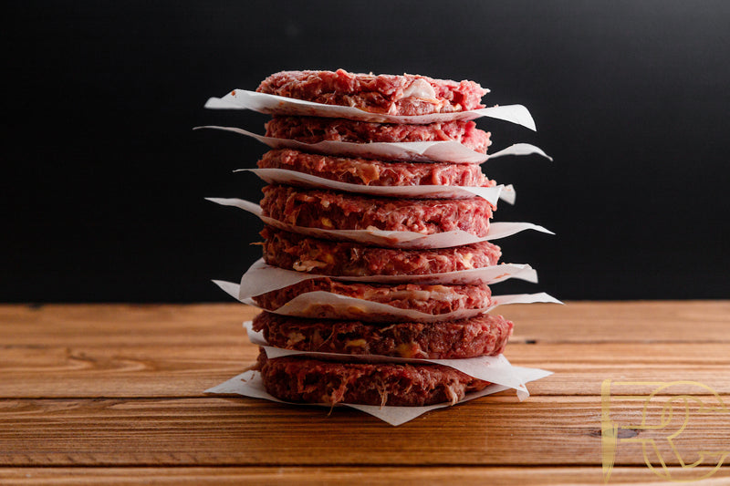Wagyu Bacon Cheddar Burgers - 8 Pack
